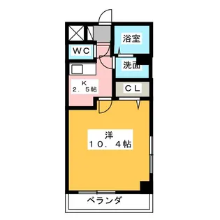 サクシードMt・1金山【1階】の間取り