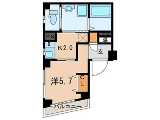 Maison de jill KOBE【3階】の間取り