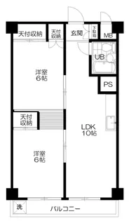 清水ビル【3階】の間取り