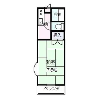イーグルフォレスト【1階】の間取り