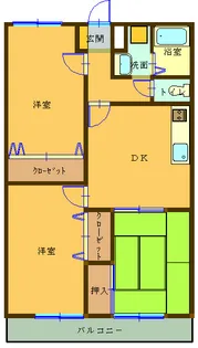 ラーク樋口【2階】の間取り