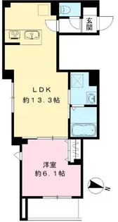 ルミナーレ リーフ【1階】の間取り