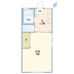 ハウス久が原【2階】の間取り