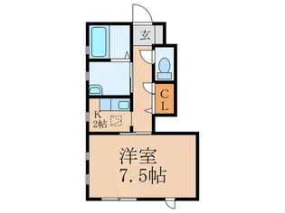 プティ・アンジュ【1階】の間取り