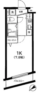 プレール高田馬場【2階】の間取り