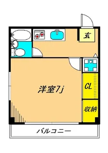 メゾンサンテ【2階】の間取り