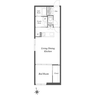 PASEO武蔵小山【2階】の間取り