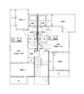 Hale Lea笹原【1階】の間取り