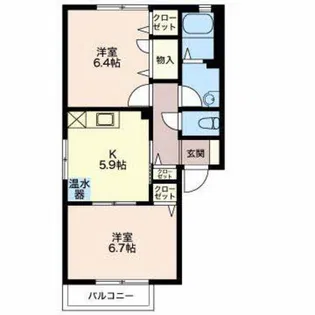 シャーメゾン029【1階】の間取り