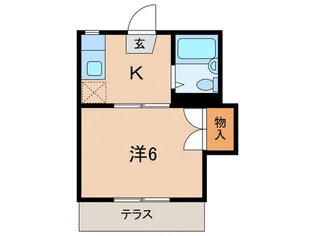 メゾン東【1階】の間取り