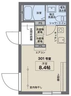 COCOFLAT武蔵関【3階】の間取り