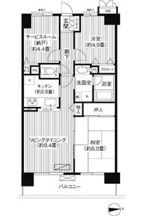アイリス壱番館【7階】の間取り