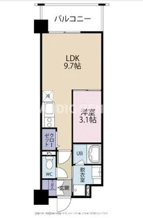 エアポート博多ワード【2階】の間取り