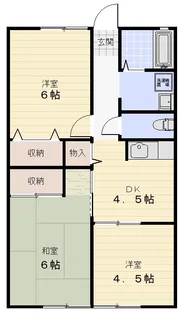 ベルメゾン194【2階】の間取り