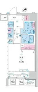 GENOVIA上野IIskygarden【8階】の間取り