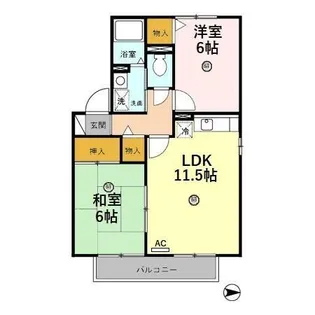 ラフィネ・スターブル【2階】の間取り