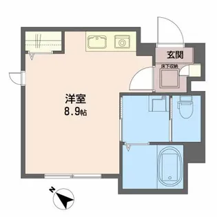 クラヴィエ川内【1階】の間取り