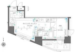 ZOOM高田馬場【9階】の間取り