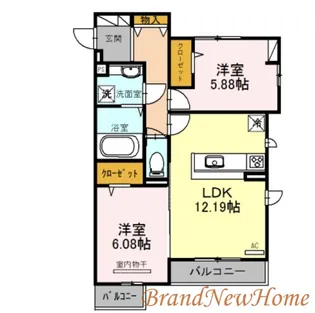 セントラルポー【1階】の間取り