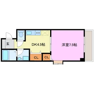 ポピットハイム【2階】の間取り