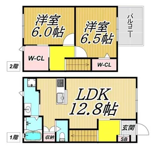 Sunplage B棟の間取り
