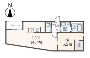 (仮称)REGALEST喜多見【1階】の間取り