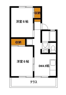 シティーハンター【1階】の間取り