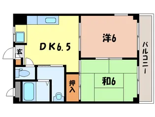 フェリ-チェ大沢【2階】の間取り