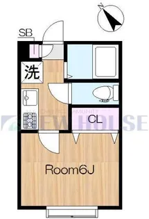 クラブハウス神楽坂【1階】の間取り