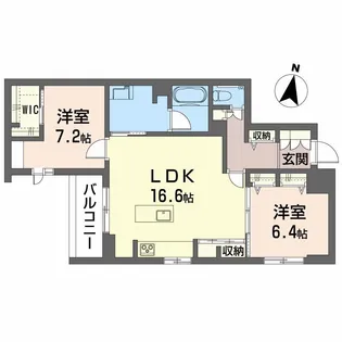 K-crat【2階】の間取り