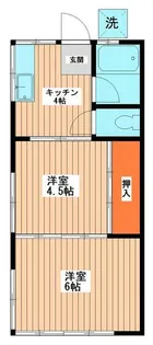 コーポ永戸【2階】の間取り