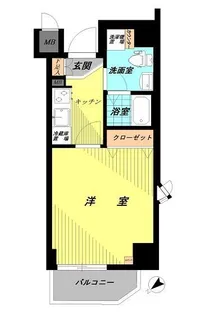 アマヴェル墨田【2階】の間取り