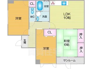 エムテック北島【2階】の間取り