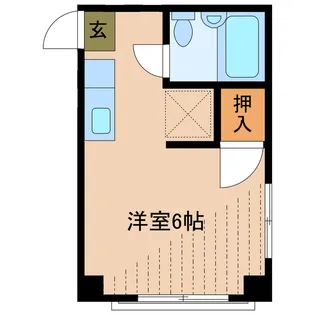 シャンツェ亀有【1階】の間取り