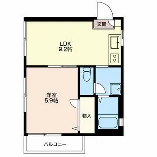 カーサセレーソ【2階】の間取り