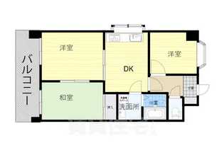 サンハイム神戸【1階】の間取り