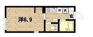 ガーランド鶴見中央【2階】の間取り