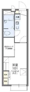 レオパレス壱番橋【2階】の間取り