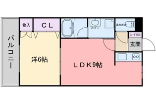 グランディール前原【2階】の間取り