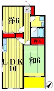 ネバーランド【2階】の間取り