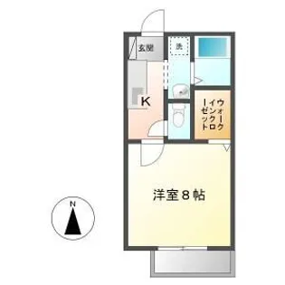 ジュネス大黒【2階】の間取り