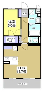 ブリアージュ早出【1階】の間取り