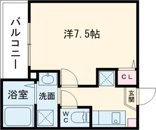 ジーメゾン奈良エルカーサ【3階】の間取り