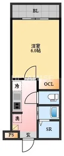 デ・クメール寺町通り【4階】の間取り