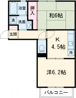 シャルム祐【1階】の間取り
