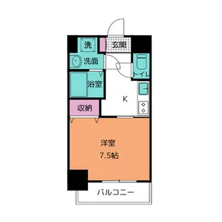 アルヴェアーレ一番町【2階】の間取り