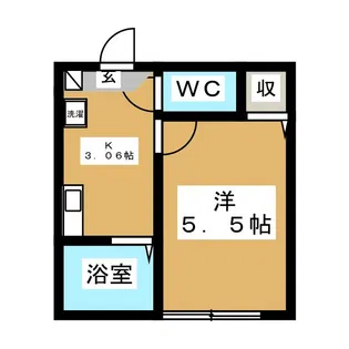 ルネッサンス【2階】の間取り