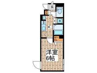 エルファーロ多摩川【4階】の間取り
