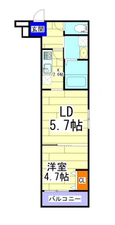 フジパレス北公園II番館【2階】の間取り