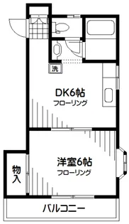 フジハイツ【1階】の間取り